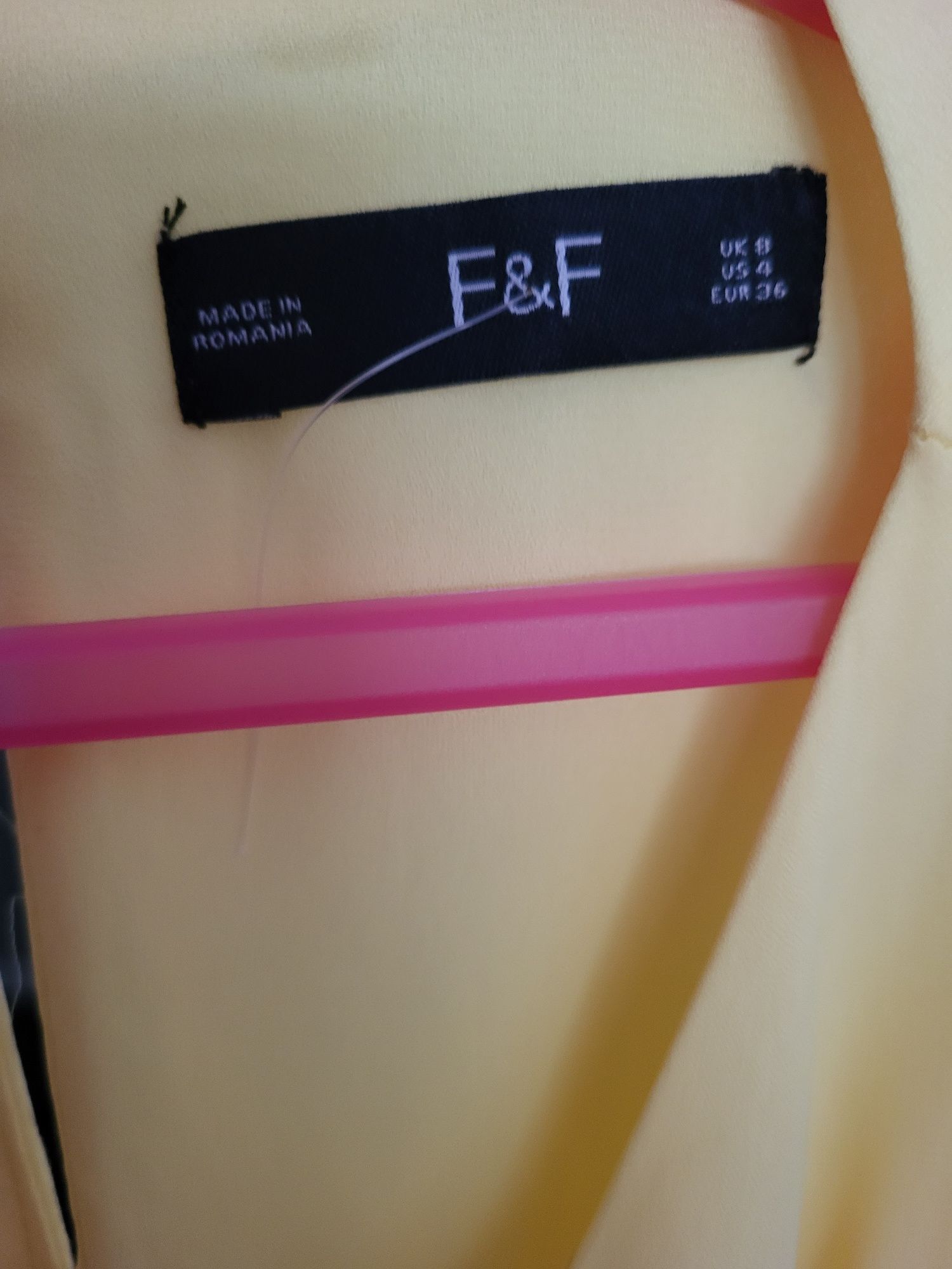 Nowa żółta sukienka r. S . F&F