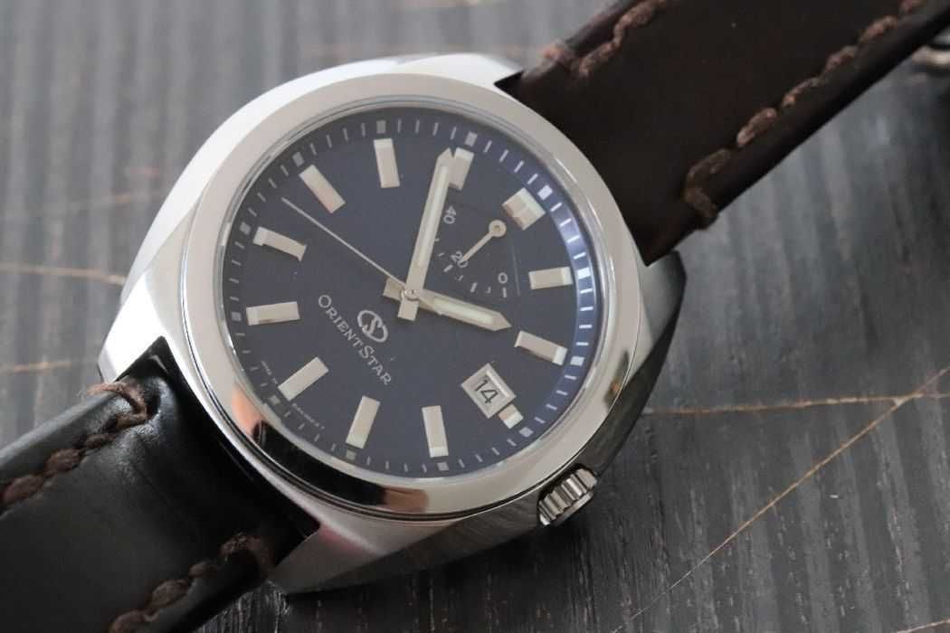 Zegarek męski Orient Star SOMES WZ0221EL granatowy używany gwarancja