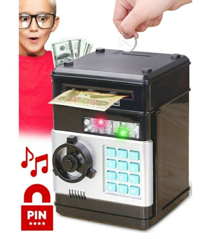 Игрушка-сейф с кодовым замком Number Bank Электронный сейф