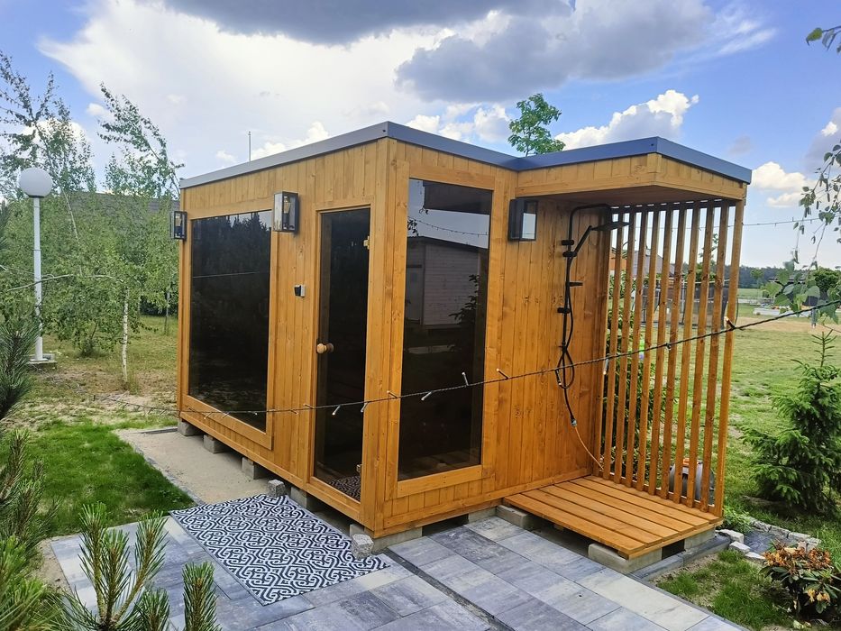 Domki Całoroczne Balia Sauna Cymbergaj nocleg, noclegi, domki Bałtów