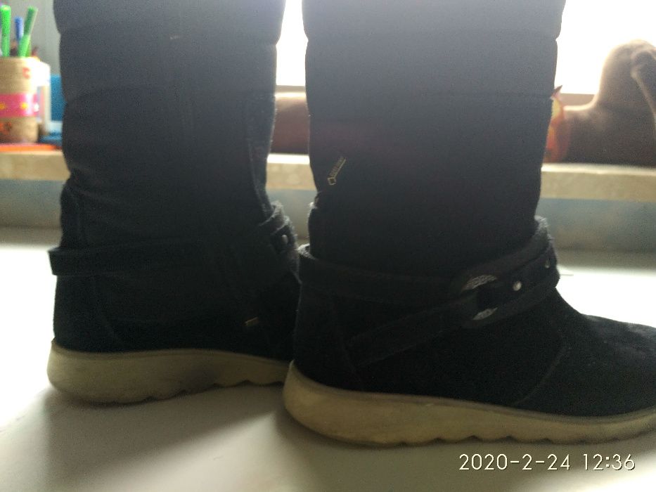 ECCO buty  kozaczki lekkie buciki zamsz r. 31 j. Bartek