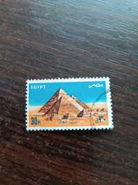 Znaczek pocztowy Piramidy w Gizie Egipt