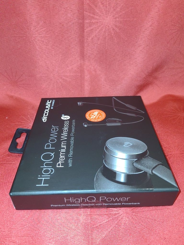 Airacoustic słuchawki HighQ Power Premium. NOWE.