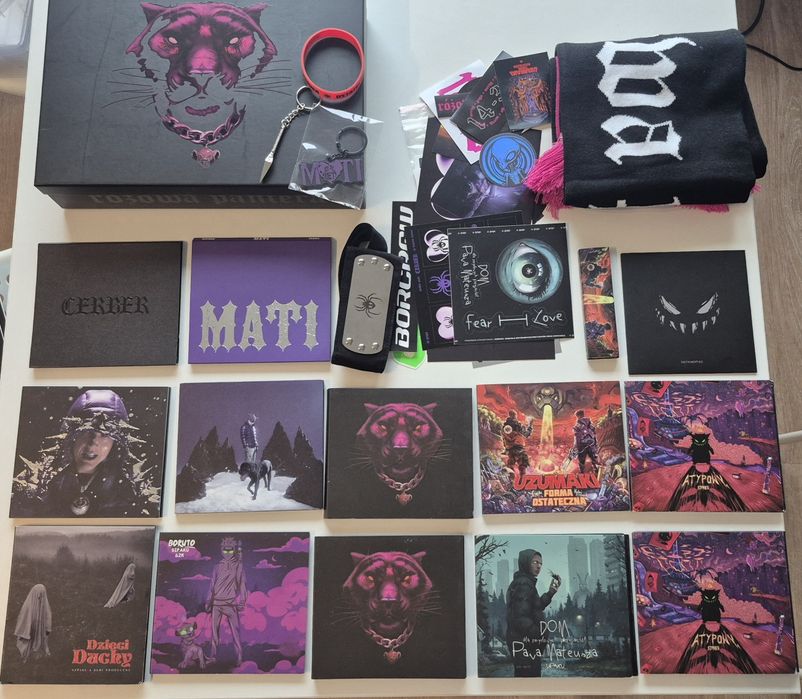 Szpaku - zestaw wszystkich płyt (większość preorder) z dodatkami