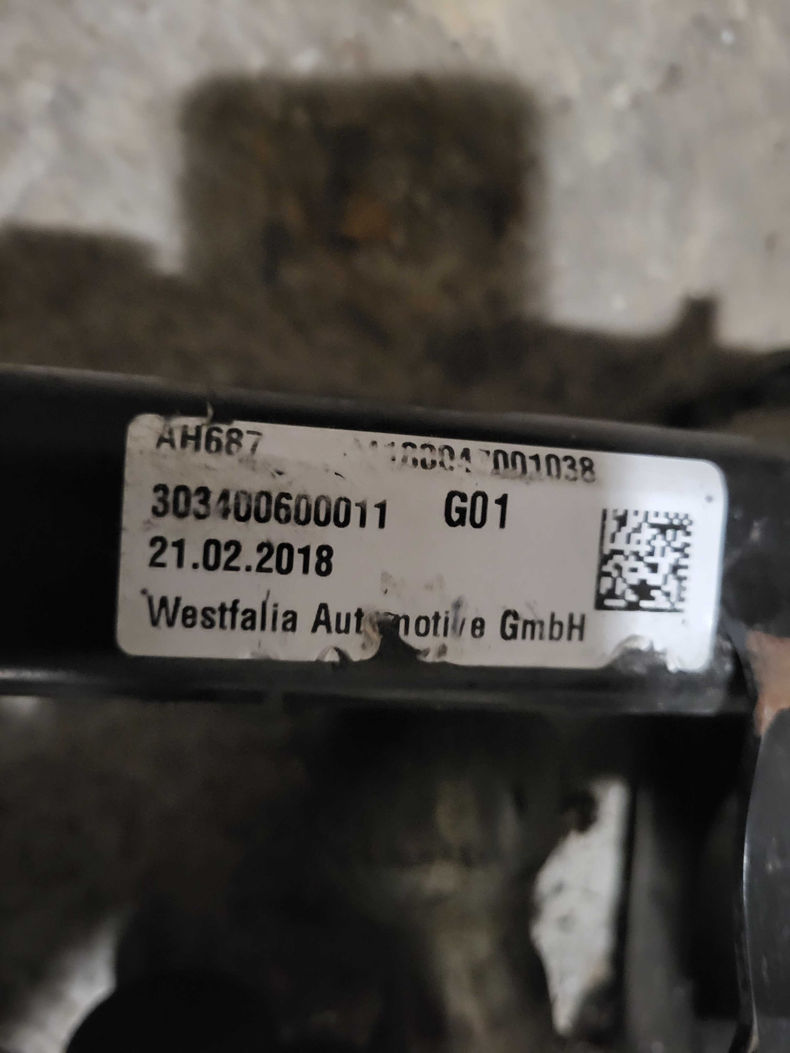 Hak elektryczny BMW x3 G01