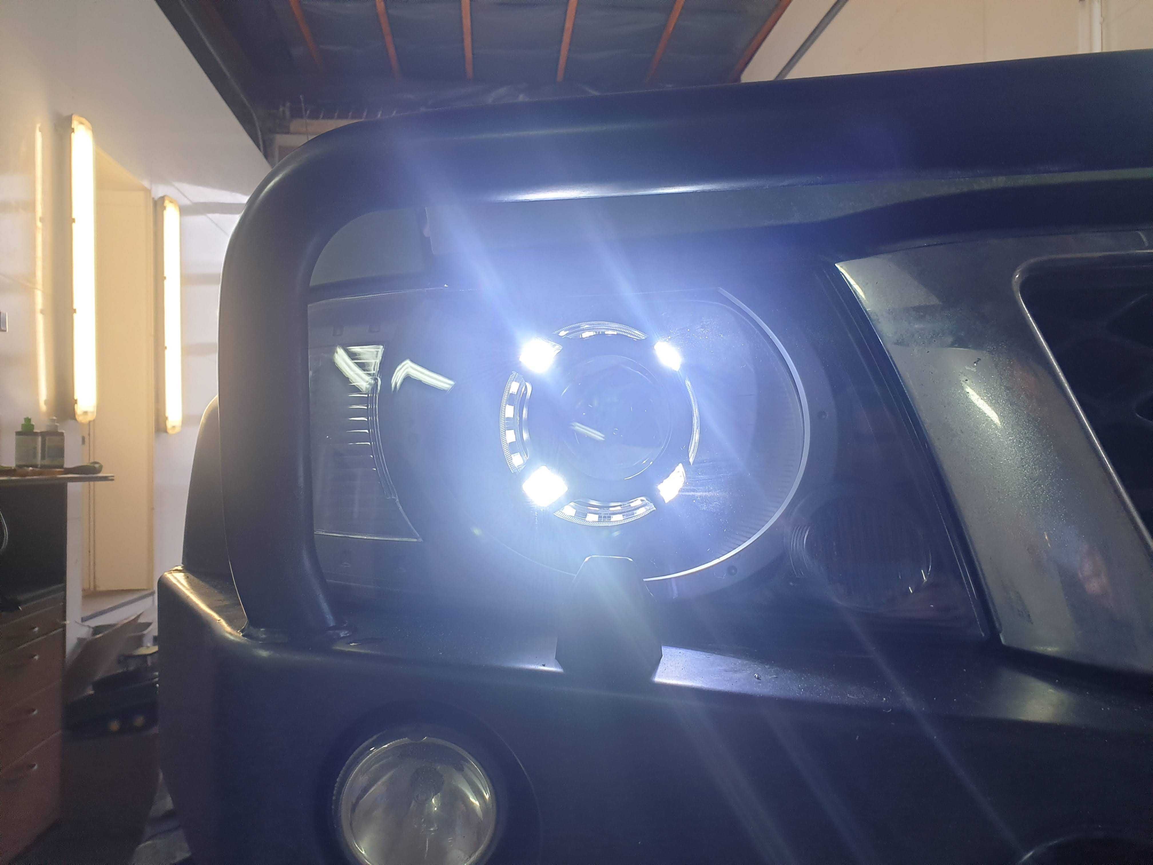 Lampy przednie FULL LED Nissan Patrol GU4
