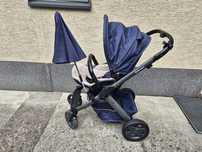Wózek x-landek kompletny sprawny- gondola, spacerówka, torba, folia