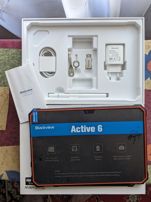 Захищений планшет Blackview active 6 8/128gb