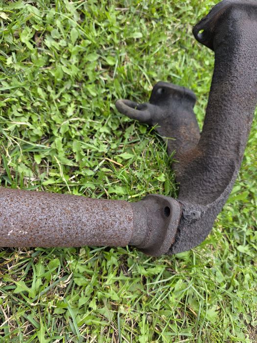 Tłumik, kolektor Ursus C 330. Używany. Komin.