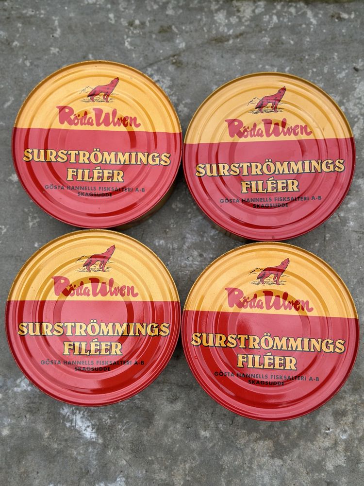 Делікатес Сюрстрёмминг Surstromming Roda Ulven fille 400g риба