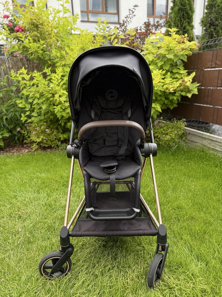 Cybex Mios 3.0 Rose Gold Onyx Black + zestaw akcesoriów!
