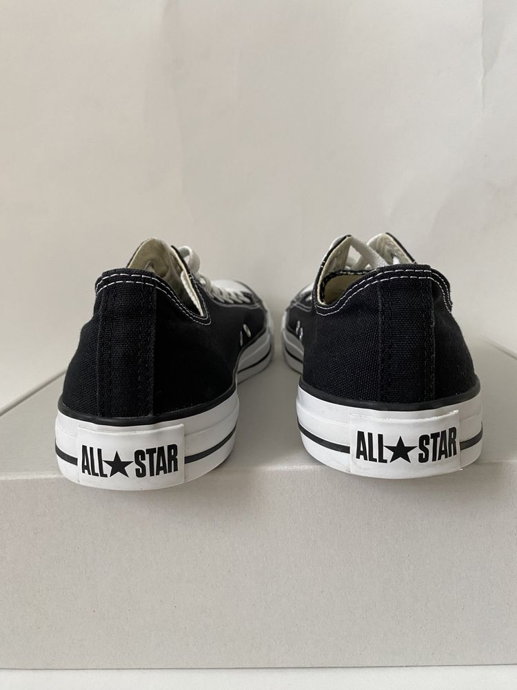 Кеди Converse All Star низькі чоловічі текстильні чорні