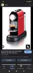 Krups Nespresso Citiz (Vermelha) - Máquina de café expresso
