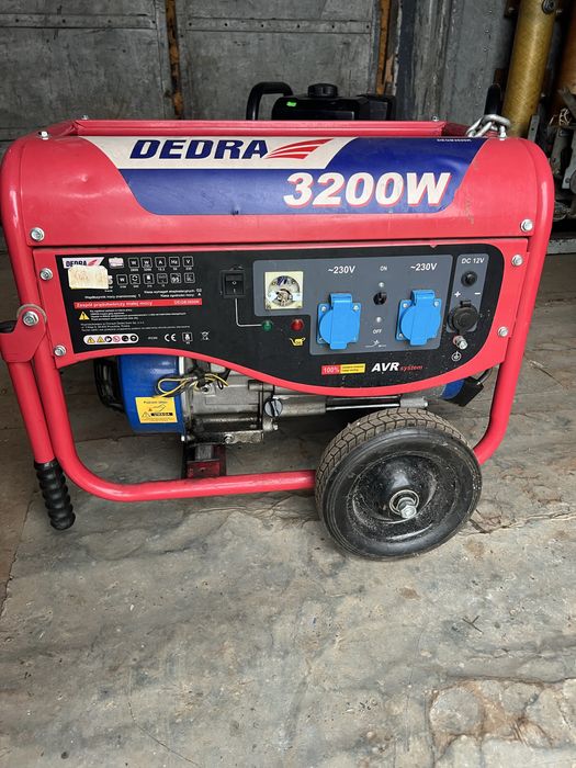Генератор однофазный Dedra 3200 кВт медная обмотка