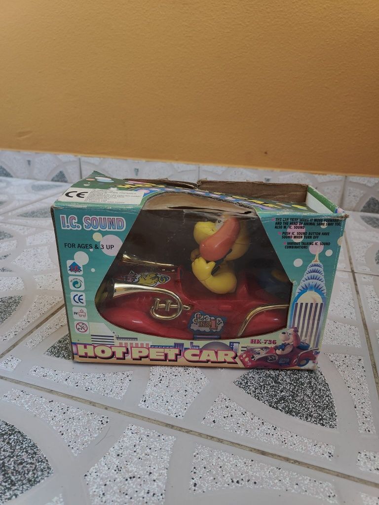 Brinquedo Vintage Hot Pet Car 1997