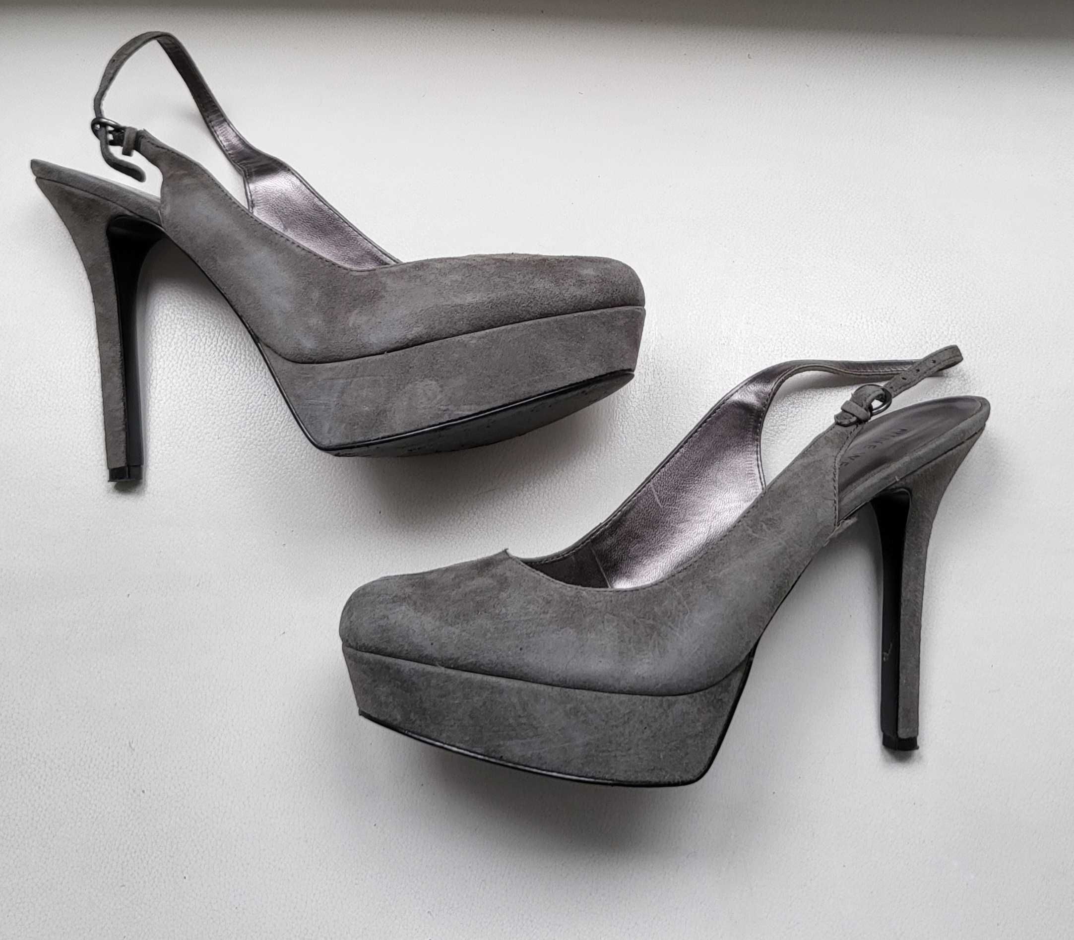 Nine West czółenka szare roz 41