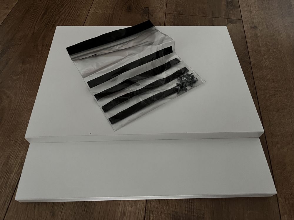 Pięć półek do regału billy oxberg 36x26