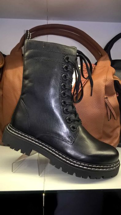 botki damskie czarne - Marco tozzi r. : 37, 38, 39, 40,