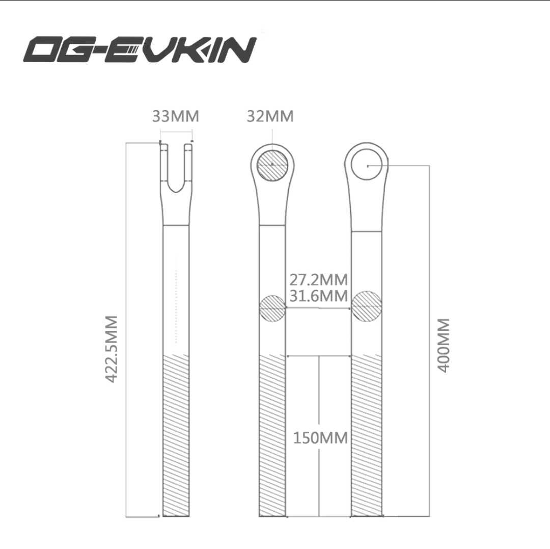 NOWA sztyca rowerowa carbonowa karbonowa 31.6mm 400mm długość