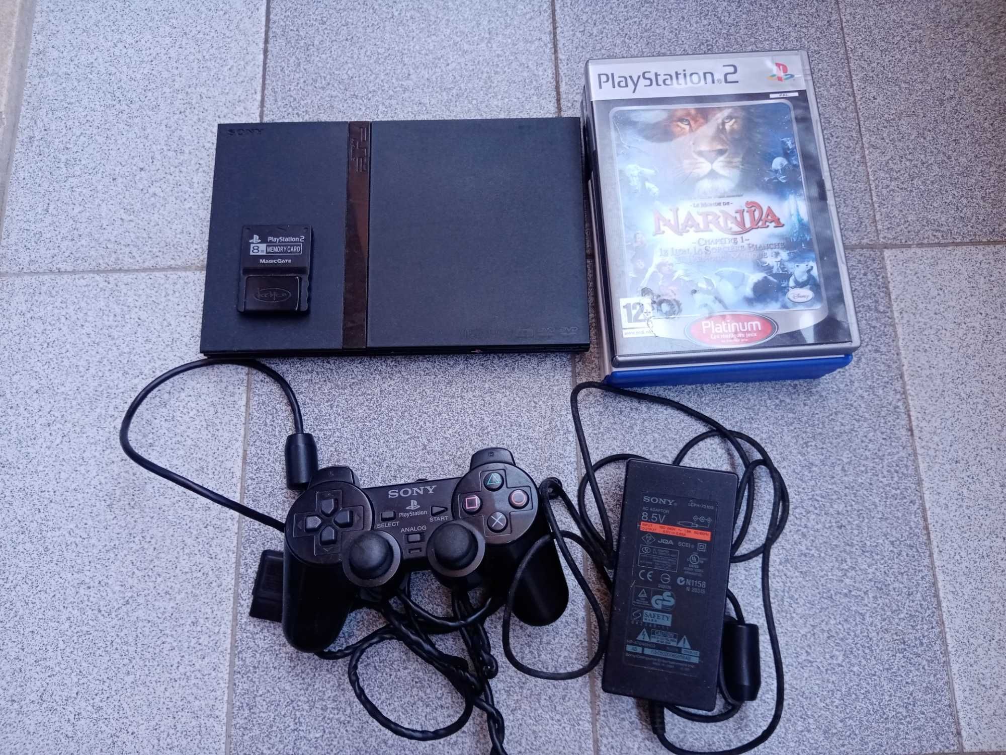 Consola Slim PS2+Jogos