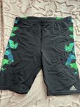 Kąpielówki Adidas AJ8345 – rozmiar 34,(M) czarno-zielone, z metka