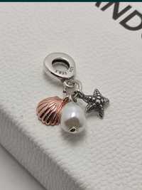 Charms zawieszka srebrna S925 ALE z perłą naturalną