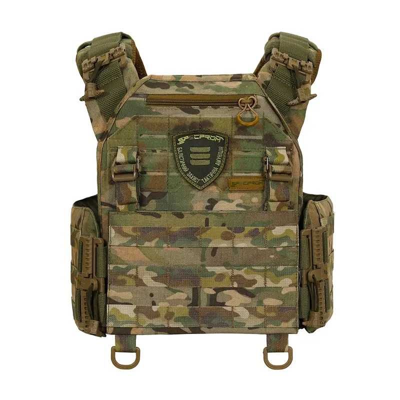 Плитоноска MOLLE Cordura 1000D супер міцна без підсумків мультикам зсу