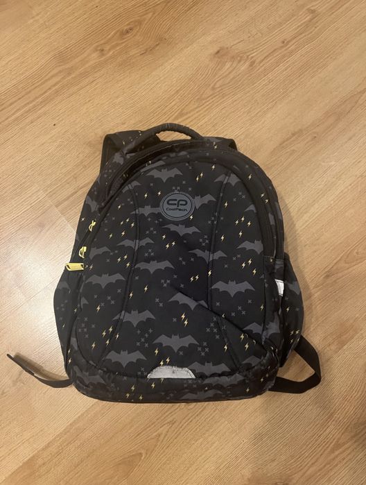 Szkolny plecak chłopięcy czarny batman coolpack