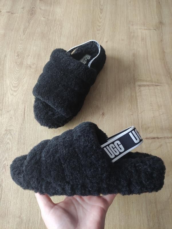 Фирменные женские меховые шлепанцы тапочки ugg, оригинал