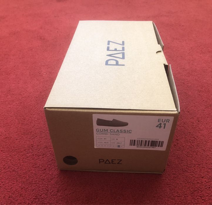 PAEZ Alpercatas Gum Classic M Combi Sand |Novas, ainda com etiqueta|41