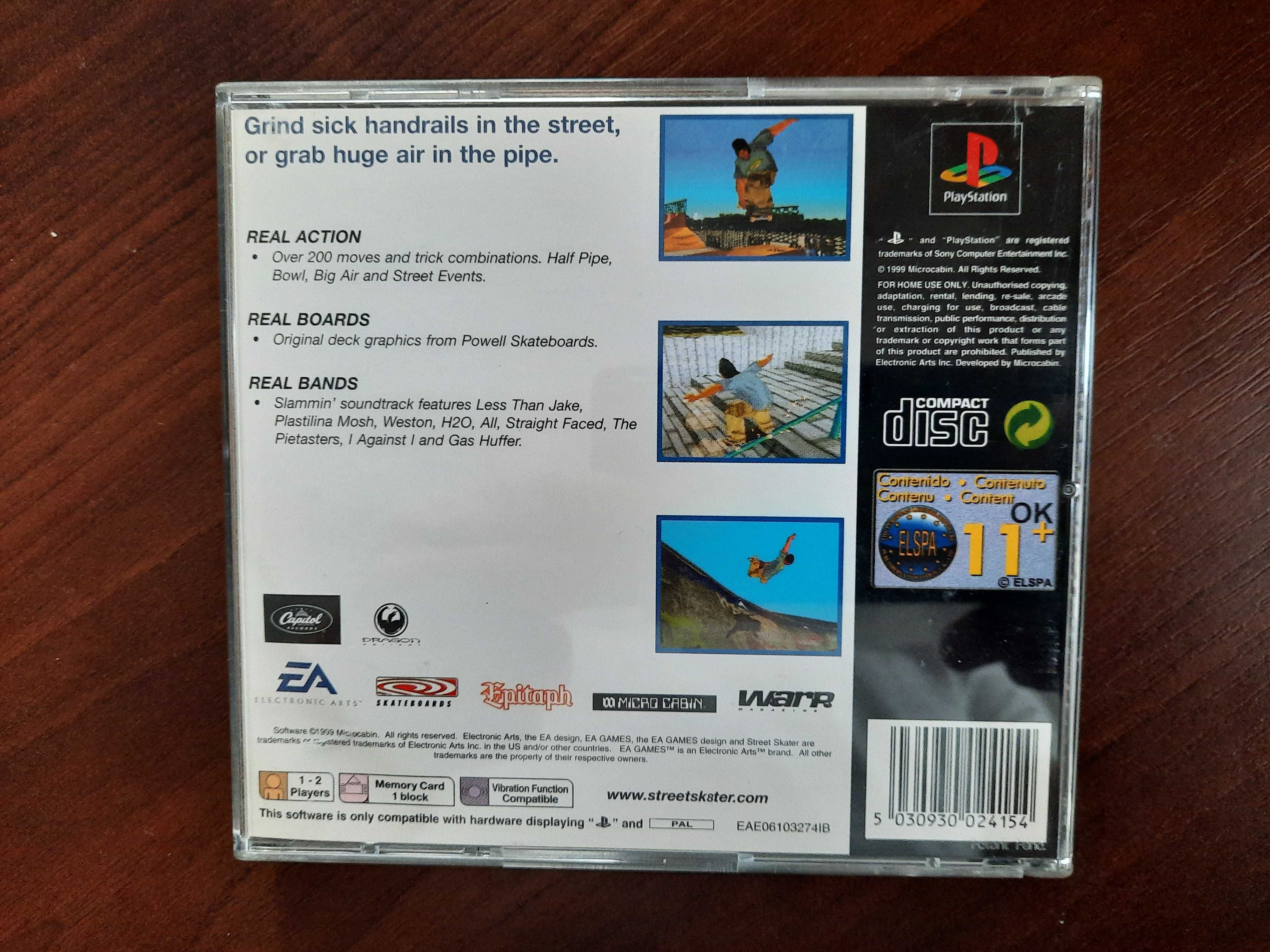 Street Skater psx PS1