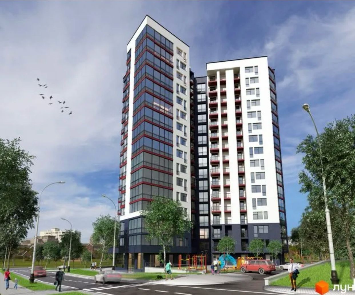 Продаж 1кім квартири 50,04 м.кв від ЗАБУДОВНИКА City Lviv Development