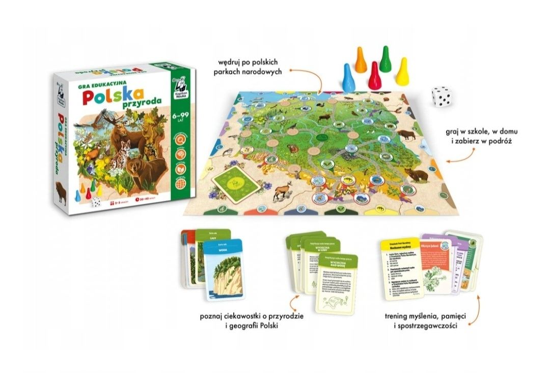 Gra edukacyjna Polska przyroda