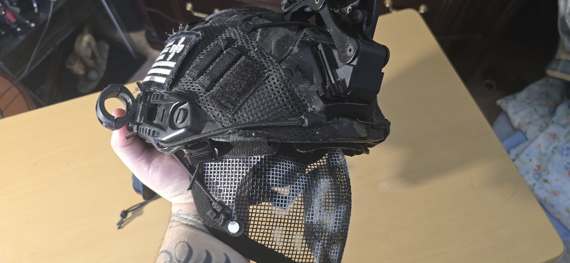 Capacete proteção airsoft