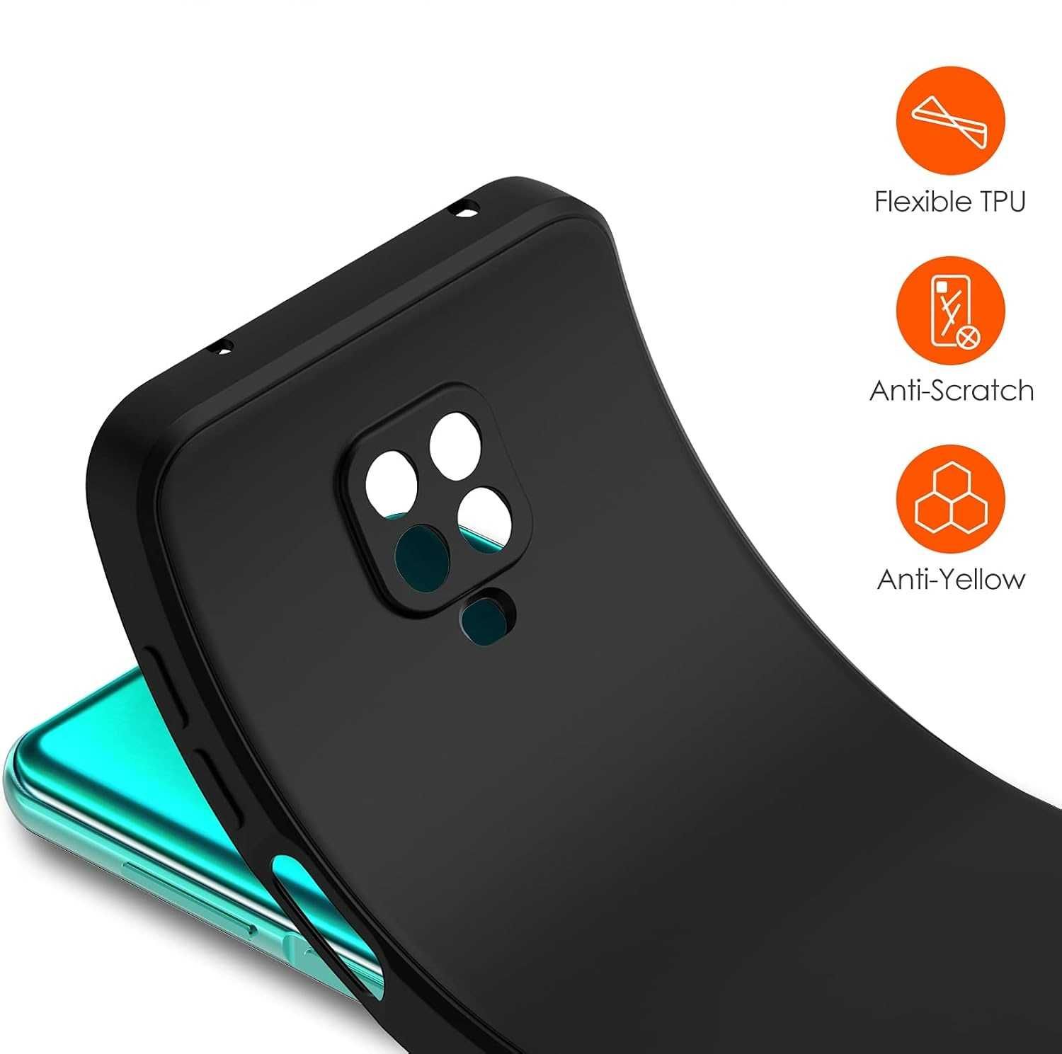 Etui Slim Matt do Xiaomi Redmi Note 9s / 9 Pro + Szkło Hartowane