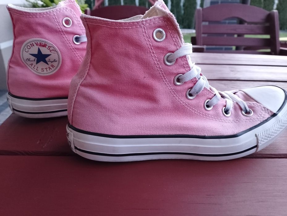 Trampki Converse 37,5 malinowe, różowe
