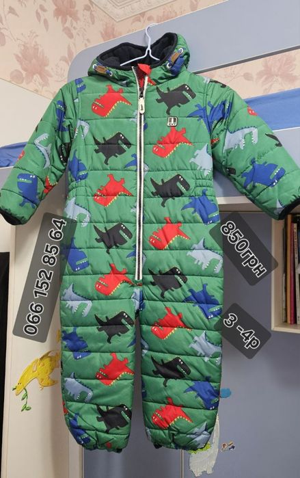 Комбінезон дитячий Next 3-4р на флісі осінь зима теплий бв