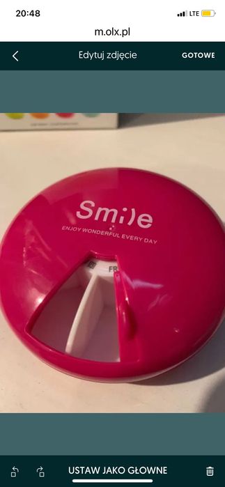 Śliczny pojemnik na leki