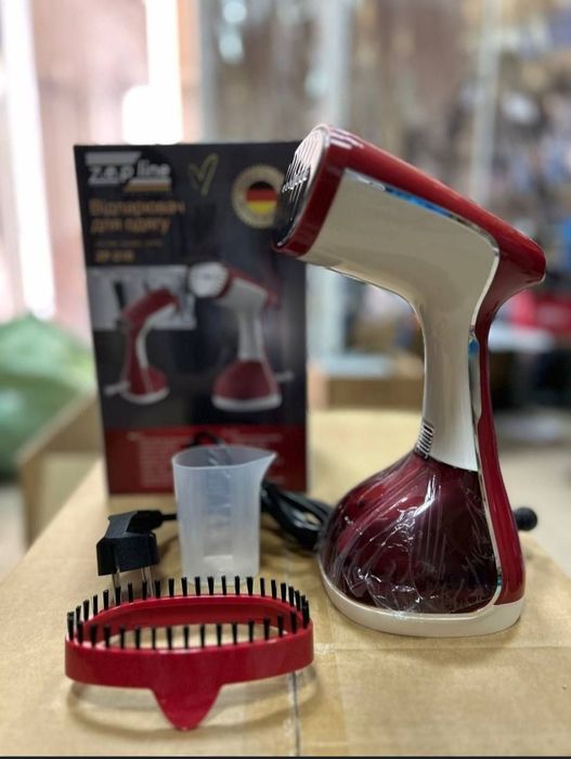 Відпарювач, отпариватель Zepline ZP-210, 3000Вт. Сірий, червоний