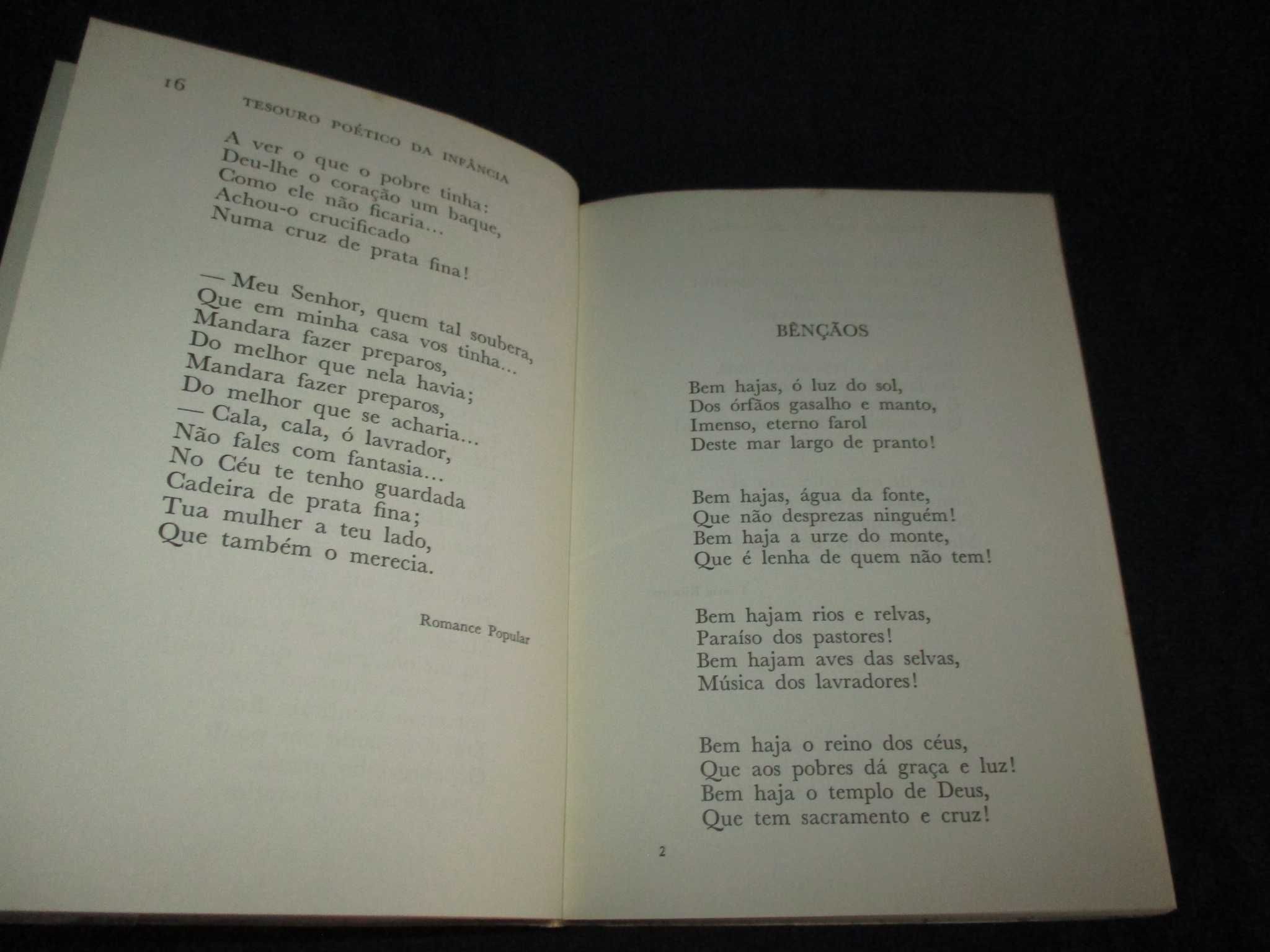 Livro Tesouro Poético da Infância Antero de Quental