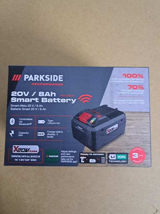Akumulator parkside 8ah nowy