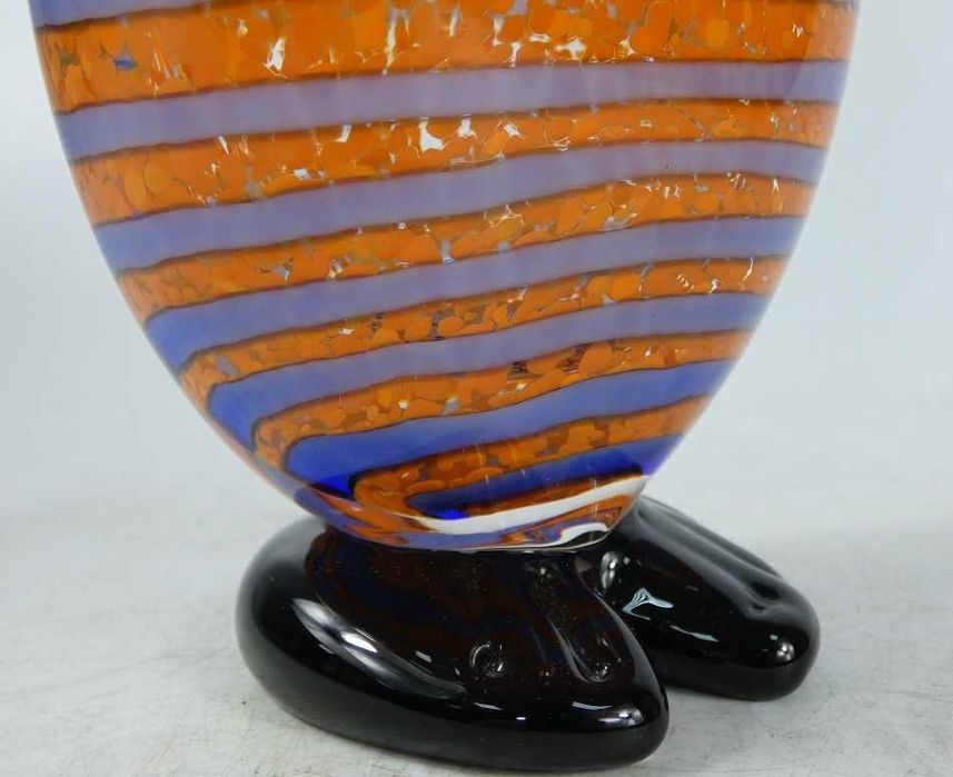 Figura SOWA WAZON sówka szkło MURANO figurka puchacz 22 cm