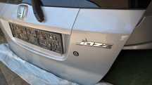 Klapa bagażnika, szyba tył NH623M Jazz II Honda  GD1, pierwszy l