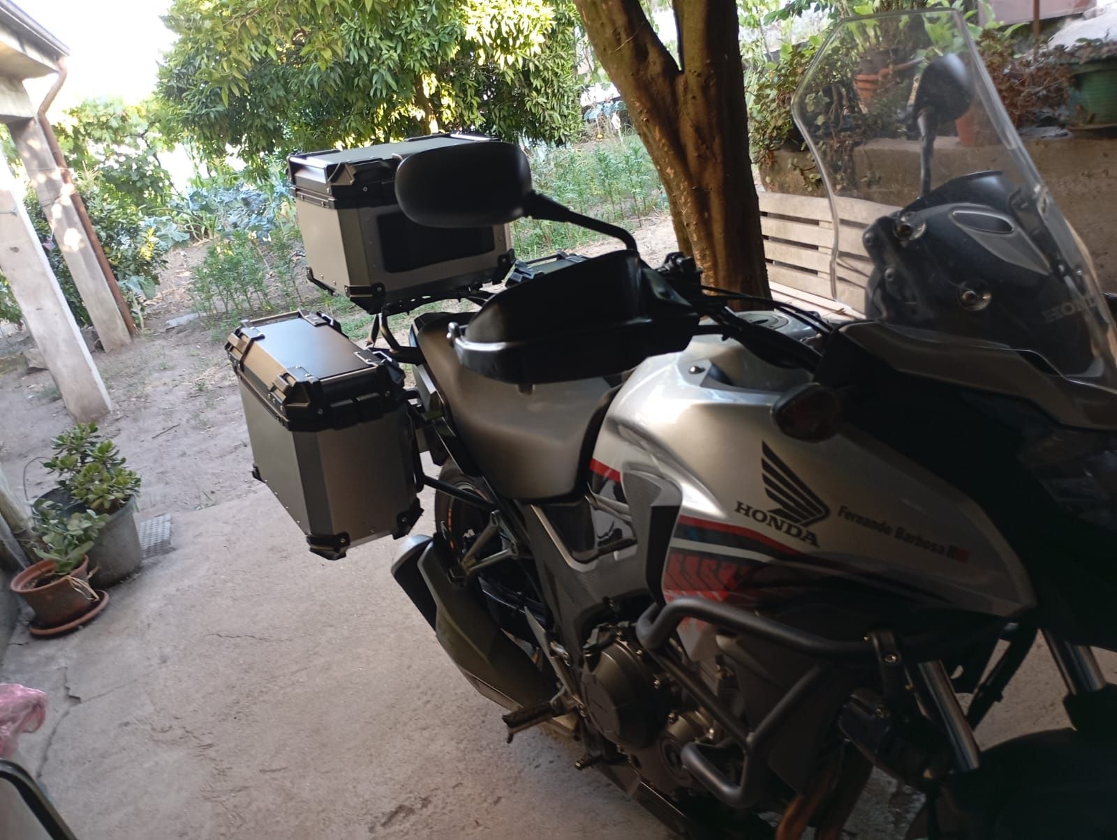 (NOVO) Malas Laterais + Top Case Alumínio Honda CB 500X