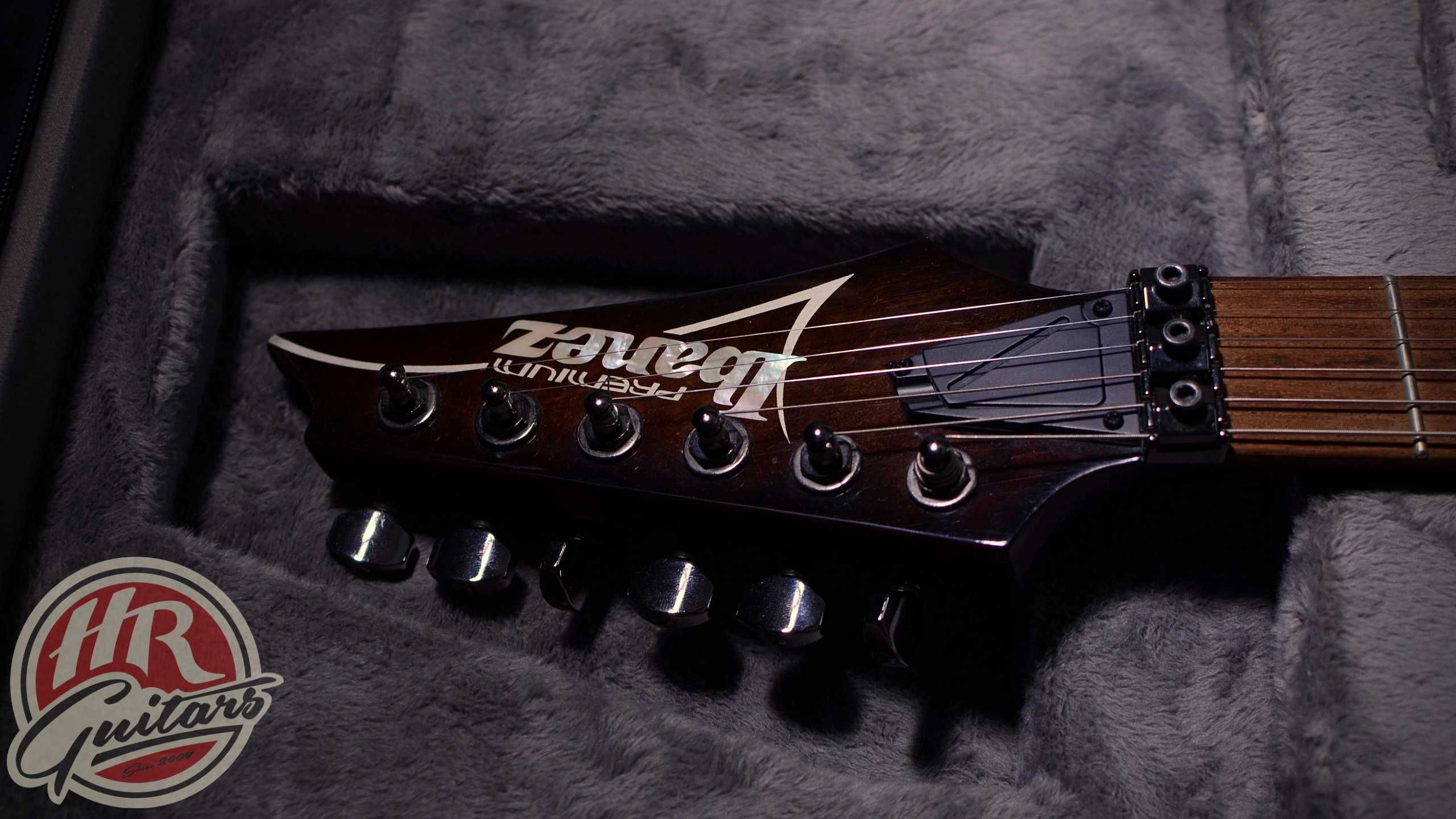IBANEZ PREMIUM RG970WBWZ-WLB w kolorze Walnut Burst, 2013 rok
