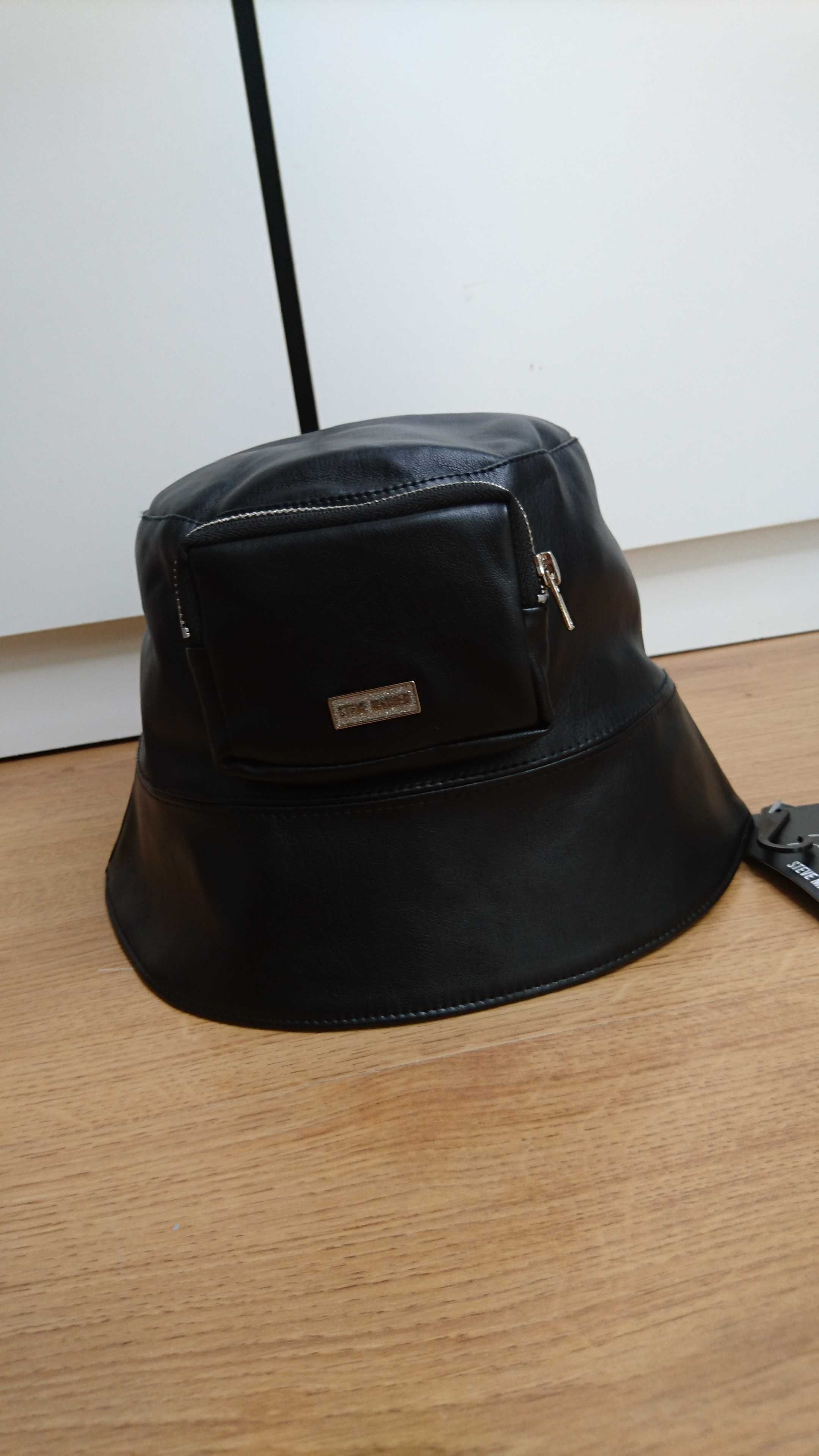 Czapka SatynaSteve Madden Bucket Hat Satin Lined Headwear Kapelusz