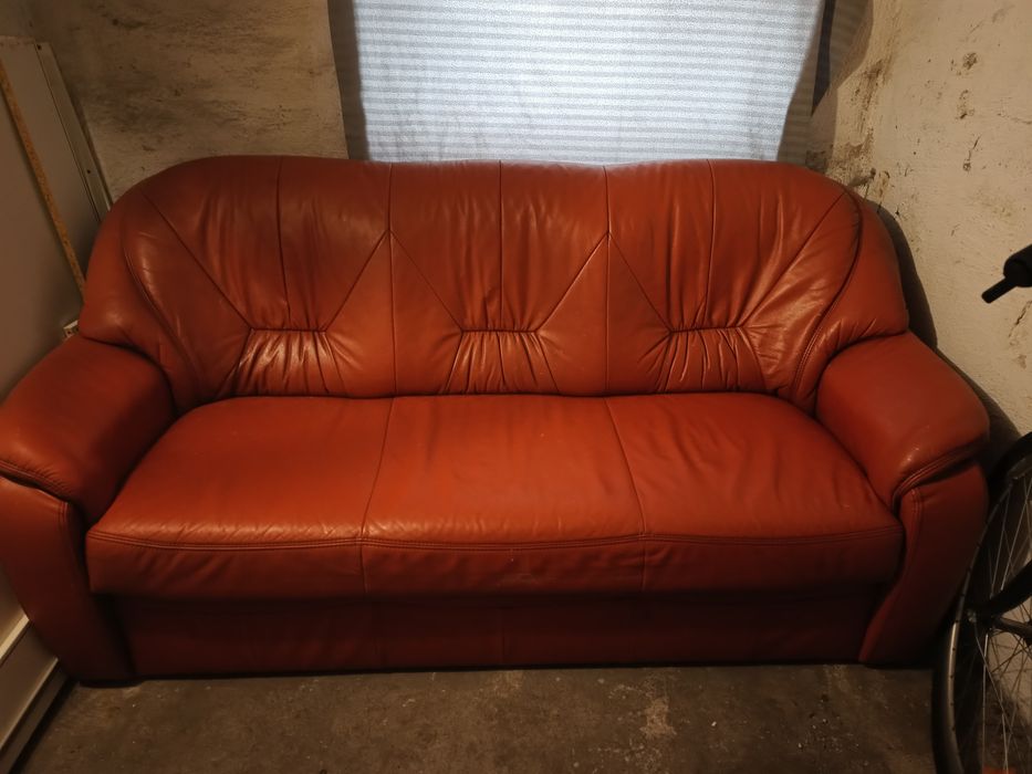 Sofa 3 osobowa z funkcją spania+ fotel