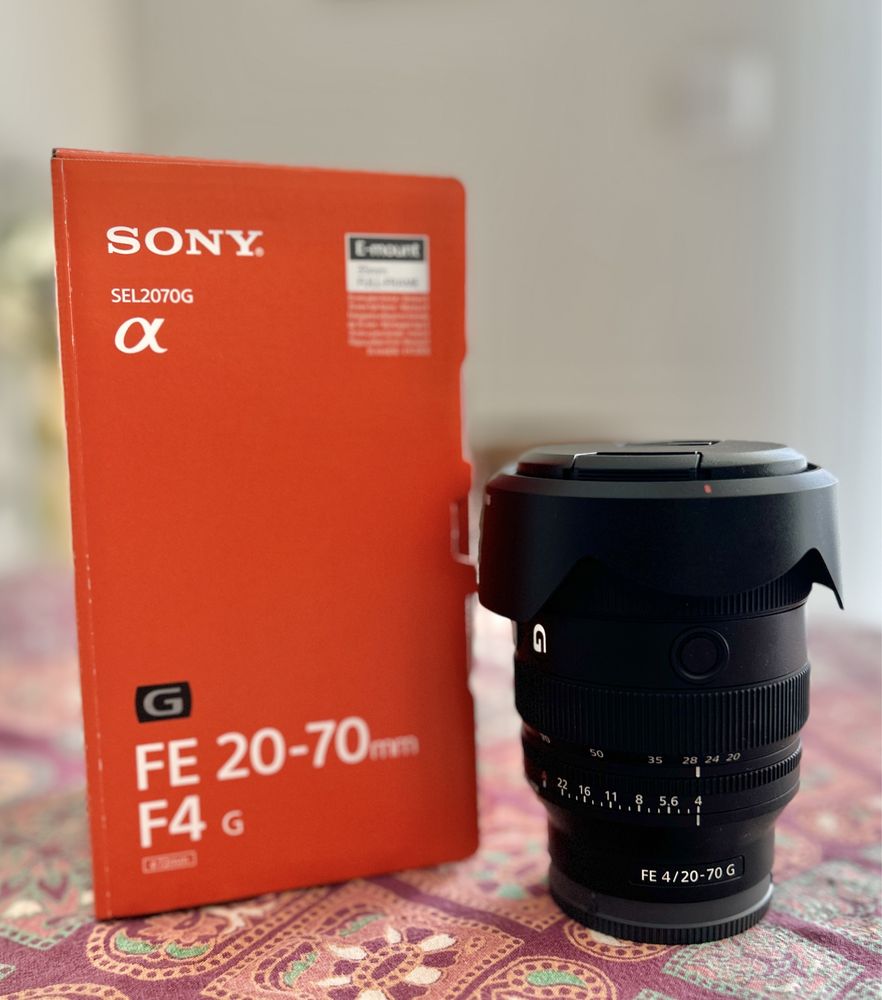 Sony 20-70 f4 com garantia