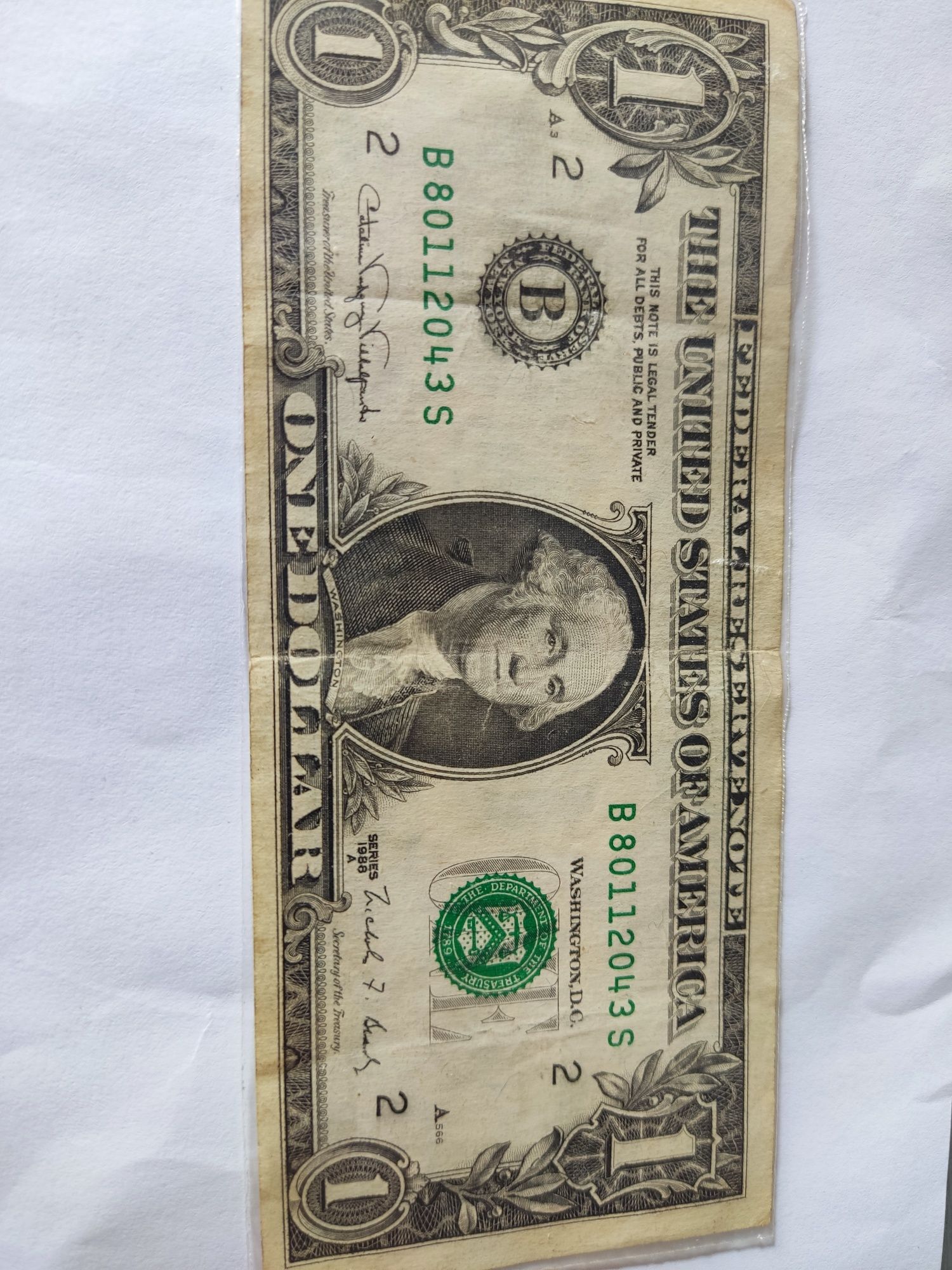 1 Доллар 1986 року!!!