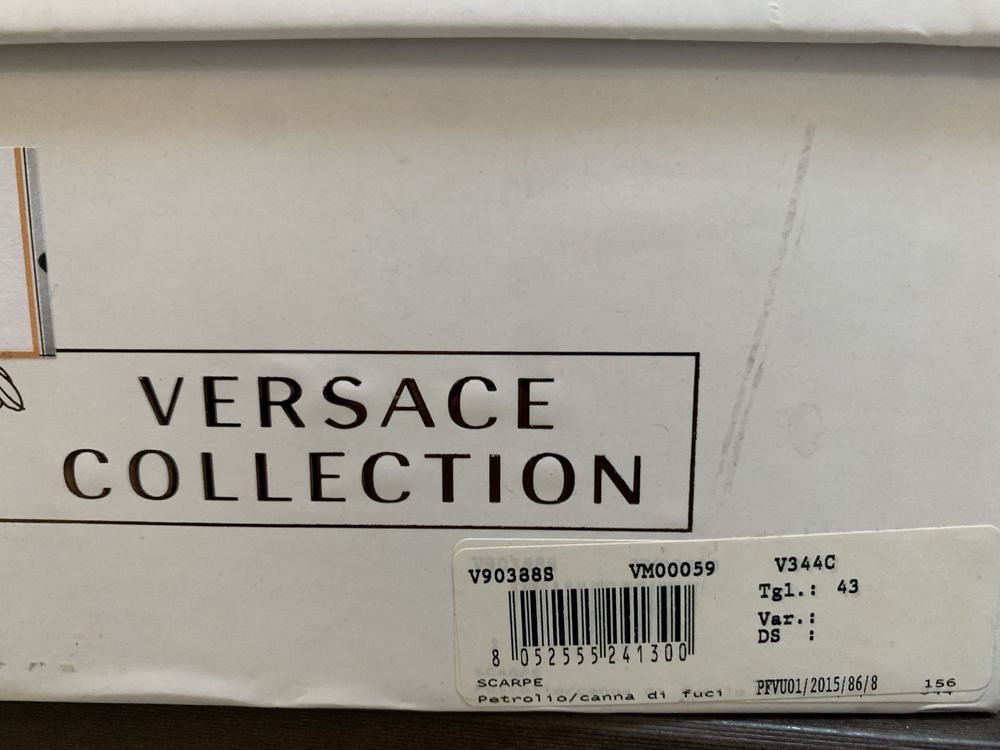 Чоловічі мокасини Versace розмір 43